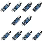 Infrared Obstacle Avoidance IR Sensor Module With LED Indicators - LM393 Chip - Proximity Sensor - Pack Of 10