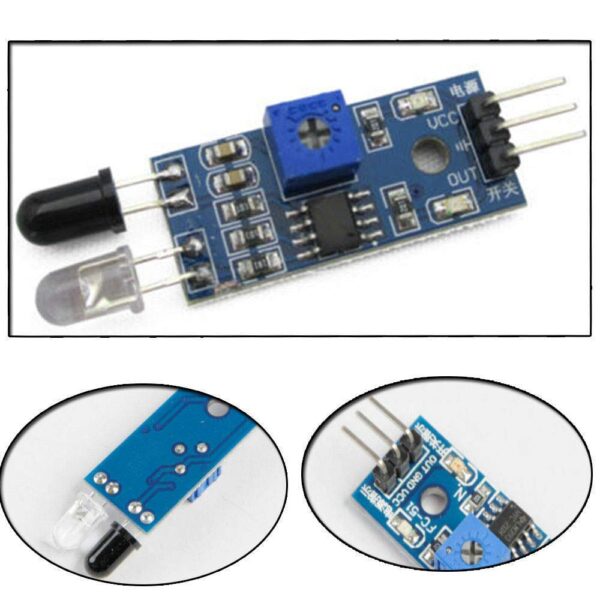 Ir Infrared Obstacle Avoidance 3 Wire Reflective Photoelectric Sensor Module For Arduino Smart Car Robot (2 Pcs) - Image 6