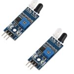 Ir Infrared Obstacle Avoidance 3 Wire Reflective Photoelectric Sensor Module For Arduino Smart Car Robot (2 Pcs)