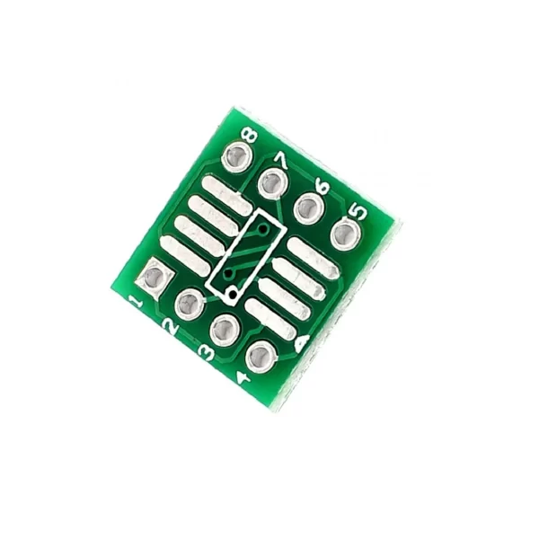 Leadfree so/msop/tssop/soic/sop8 to dip8 Wide-Body Narrow-Body Adapter Board PCB 8p – Pack of 5 - Image 5