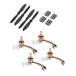 4PCS 2200KV BLDC BRUSHLESS MOTOR + 6045 6X4.5 6 INCH PROPELLER QUADCOPTER MINI KIT