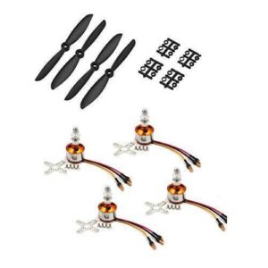 4PCS 2200KV BLDC BRUSHLESS MOTOR + 6045 6X4.5 6 INCH PROPELLER QUADCOPTER MINI KIT