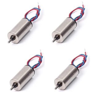 AEROKART INDIA 4pcs 3.7V 7x16mm 716 Micro Coreless High Speed 55000 RPM Motor Tiny Toy Drones
