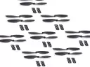 AEROKARTINDIA 8 pair 10 inch Long 1045 CW/CCW Propeller Prop for RC Multi F450 Quadcopter Helicopter DIY Automotive Electronic Hobby Kit
