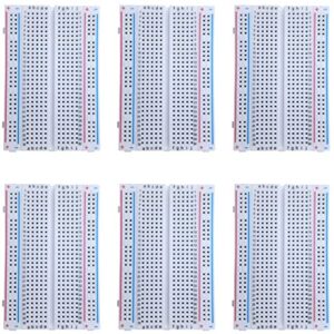AEROKART INDIA Breadboard Set Prototype Board - 6 PCS 400 Pin Solderless Board Kit for Raspberry pi and Arduino Project