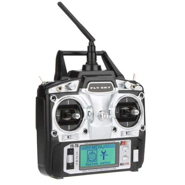 FlySky FS-T6 6CH Transmitter with FS-R6B Receiver - Image 8