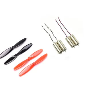 65mm Blade Propeller Prop with 8520 CW & CCW Coreless Brushed Motor For Indoor Racing Drone Quad-copter