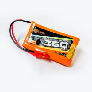 Orange 360mAh 1S 30C/60C Lithium polymer battery Pack (LiPo)