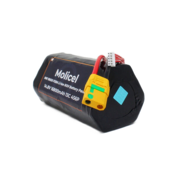 Molicel INR 18650 P28A 14.8V 16800mAh 13C 4S6P Li-Ion ROV Battery Pack - Image 2