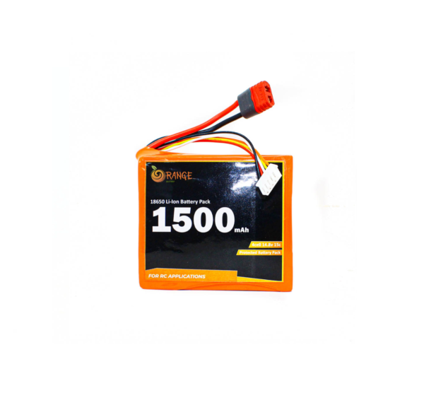 Orange ISR 18650 14.8V 1500mAh 15C 4S1P Li-Ion Battery Pack