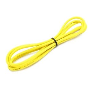 High Quality Ultra Flexible 28AWG Silicone Wire 5 m (Yellow)