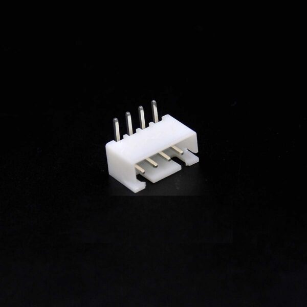 XH2.54mm 4P Bend Pin Header Connector – pack of 5