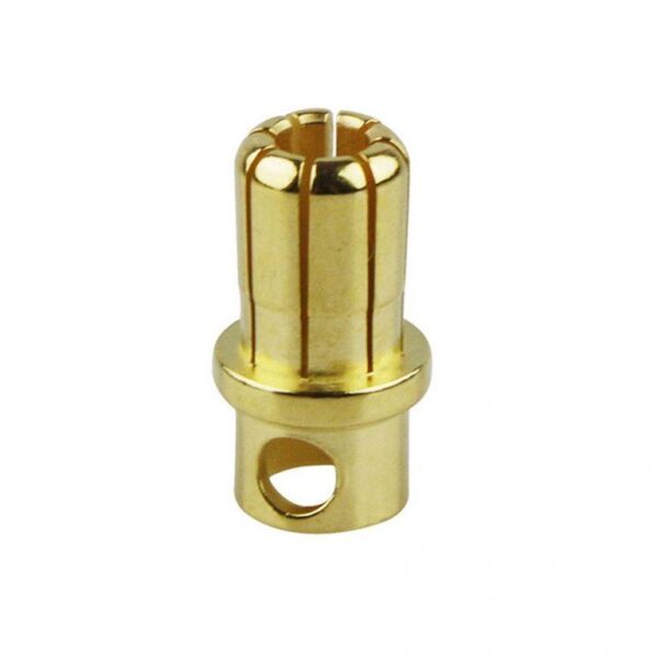 8mm Gold Plated Bullet Connector Male-1Pcs. - Image 2