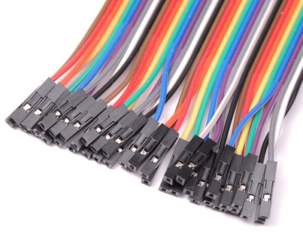 10CM Female to Female Breadboard Jumper DuPont 2.54MM 1P-1P Cable 40 Pcs - Image 4