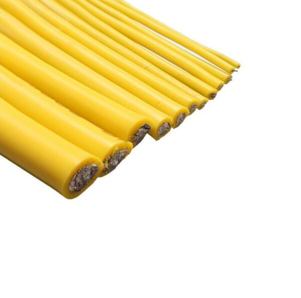 High Quality Ultra Flexible 22AWG Silicone Wire 2 m (Yellow) - Image 2