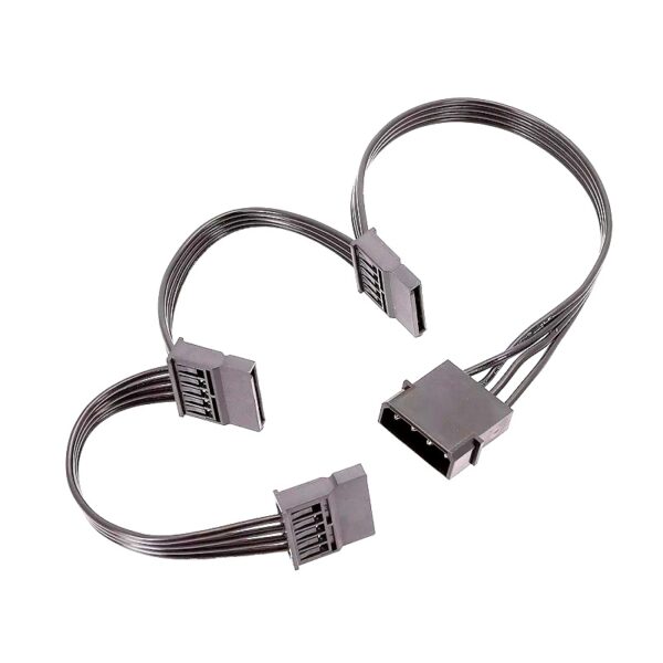 Large 4PIN IDE 1 to 8, SATA Hard Disk, Interface Power Cord