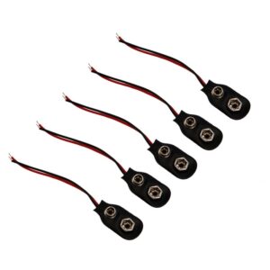9V 10cm Battery Connector – 5pcs