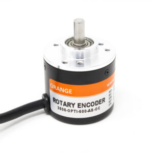 Orange 100 PPR 2-Phase Incremental Optical Rotary Encoder