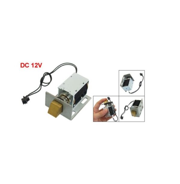 1240-12V DC 12V 1.7A 20.6W 1kg Holding Solenoid for Electric Door Lock - Image 2