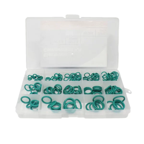 Orange 150PCS Green FKM Sealed Ring Heat Resistant 280° Kit - Image 3