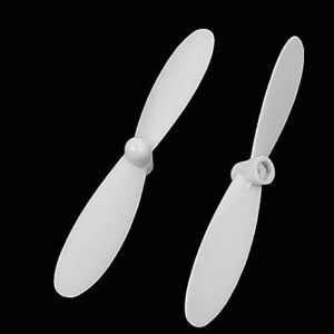 55mm white propeller for H107L H107C H107D (4 pcs set)（Aperture 1mm）