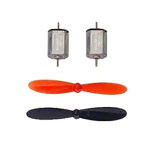 10x12x20 mm 55 mm Mini Drone DC Motor (1 CW and 1 CCW) Propeller 25000 RPM Dual Shaft Motor Mini Drone Spares and DIY Projects Pair of 2