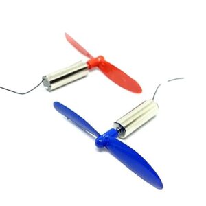 2Pcs DC 3.7V 720 7x20mm Micro Coreless Motor With 2Pcs 50mm Propeller High Speed Mini Drones Quadcopter