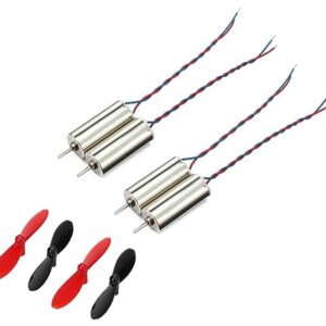 4Pcs DC 3.7V 8520 8.5x20mm Micro Coreless Motor With 4Pcs 55mm Propeller High Speed Mini Drones