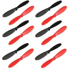6pair 55mm 5cm Reverse Paddle Aircraft Propeller Blades For 720, 820 Coreless Motor Helicopter Toys Quadcopter RC Spare Parts Accessories