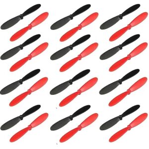 12pair 55mm 5cm Reverse Paddle Aircraft Propeller Blades For 720, 820 Coreless Motor Helicopter Toys Quadcopter RC Spare Parts Accessories