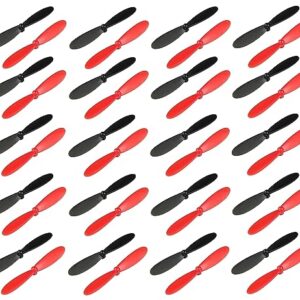 20pair 55mm 5cm Reverse Paddle Aircraft Propeller Blades For 720, 820 Coreless Motor Helicopter Toys Quadcopter RC Spare Parts Accessories