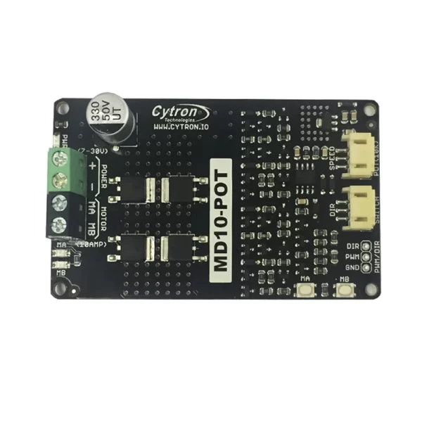 Cytron 10 A Switch Control Potentiometer DC Motor Driver (MD10POT) - Image 3