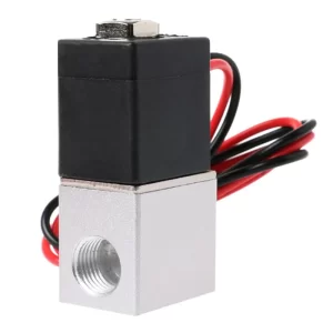 DC 24V Solenoid Valve 1/4″ 2 Way Normally Closed Direct-Pneumatic Valves For Water Air Gas Hot