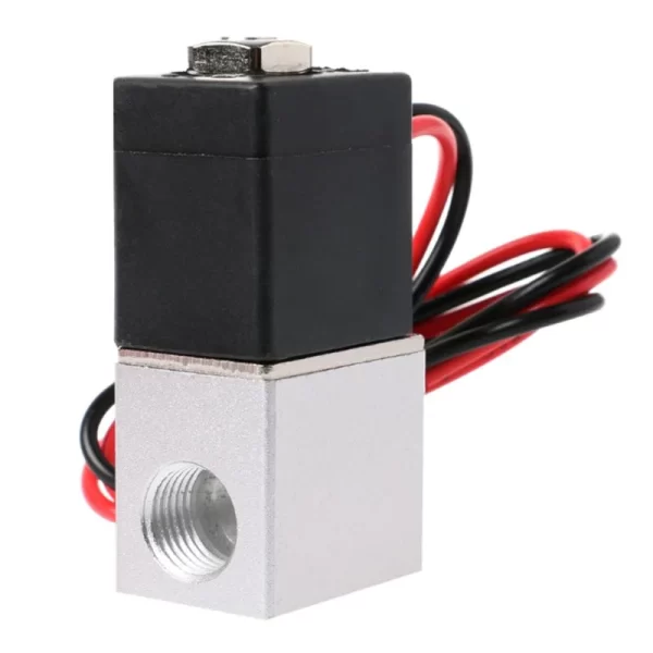 DC 24V Solenoid Valve 1/4″ 2 Way Normally Closed Direct-Pneumatic Valves For Water Air Gas Hot