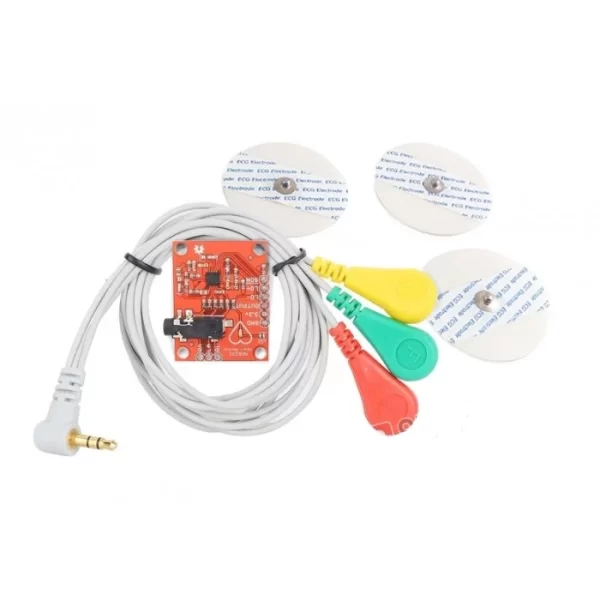 Heart Rate Monitor Kit with AD8232 ECG sensor module – Good Quality - Image 4