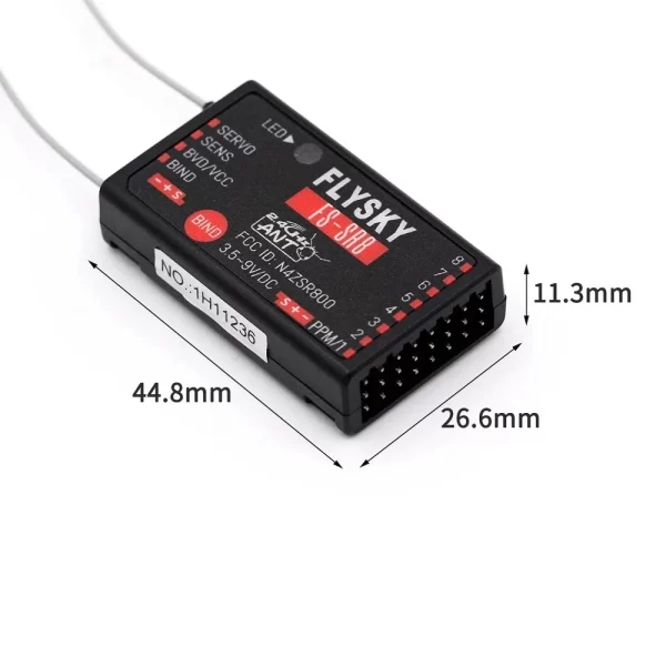 FlySky FS-ST8 2.4 GHz ANT Transmitter with FS-SR8 receiver (Upgraded Version) - Image 5