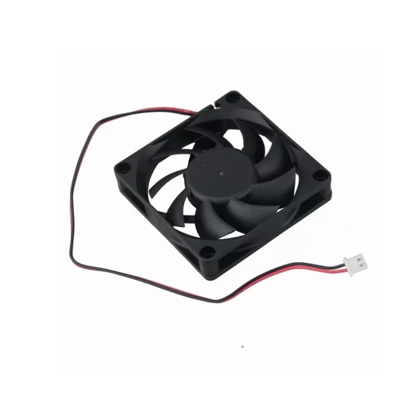 DC12V 7010 Double Ball Cooling Fan with XH2.54-2P 25CM Cable Size:70*70*10MM - Image 4
