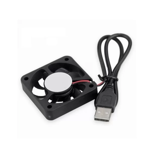 DC5V 8010 Double Ball Cooling Fan with USB Size:80*80*10MM - Image 2