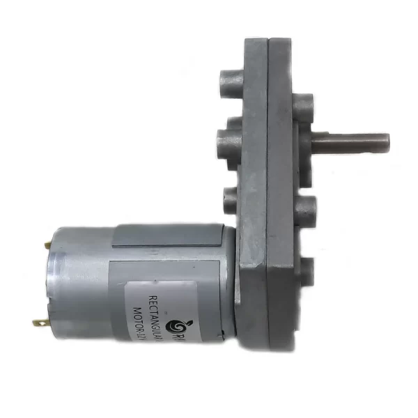 Orange TT555 12V 15RPM Rectangular gearbox DC motor for DIY Project Encoder Compatible - Image 2