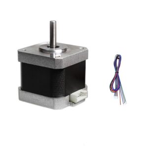 42HS48-1204A-20F NEMA17 5.6 kg-cm Stepper Motor with Detachable Cable – D-Type Shaft