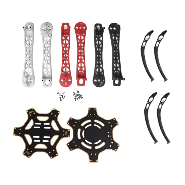 Ready to Sky F550 Hexa-Copter Frame, Landing Gears and Integrated PCB Kit - Image 2