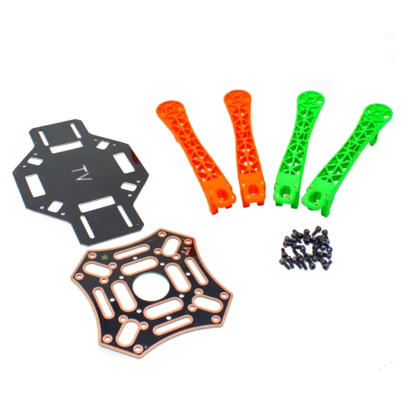 VT400 Quadcopter Frame – PCB Version Frame Kit with Integrated PCB - Image 2
