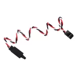 SafeConnect Twisted 45CM 22AWG Servo Lead Extention (Futaba) Cable with Hook – 1PCS