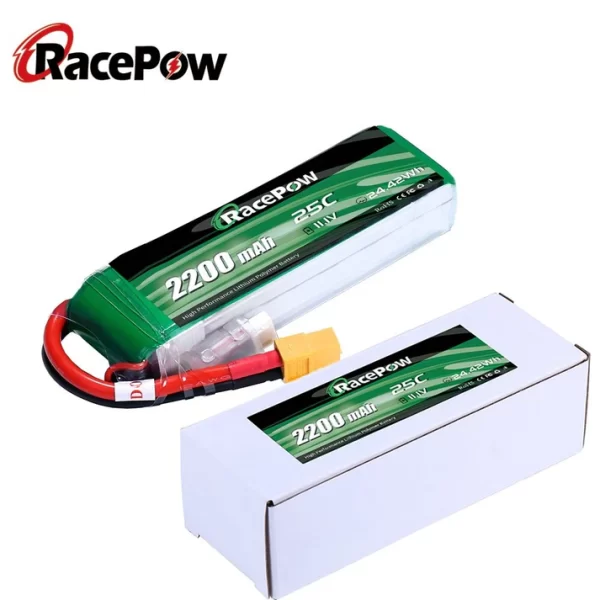 2200mAh 11.1V 3S 25C LiPo Battery With XT60/T Deans/EC3 Plug
