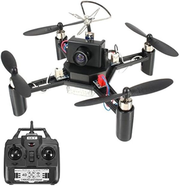 DM002 Mini DIY RC Drone Kit, Lightweight DIY Remote Controlled Drone Kit (Camera) For Beginners