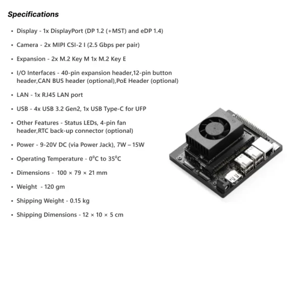 NVIDIA JETSON ORIN NANO DEVELOPMENT KIT (8GB) - Image 2