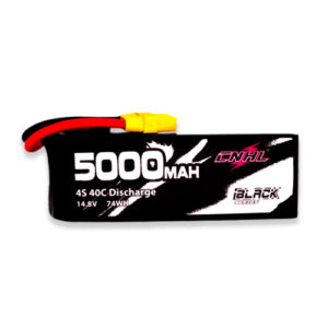 CNHL Black Series 5000mAh 14.8V 4S 40C Lipo Battery with XT60 Plug
